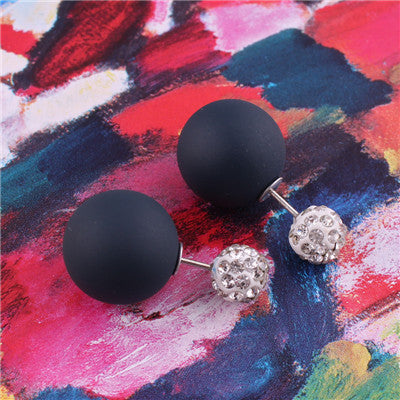 Pastel Sphere Double Sided Earrings