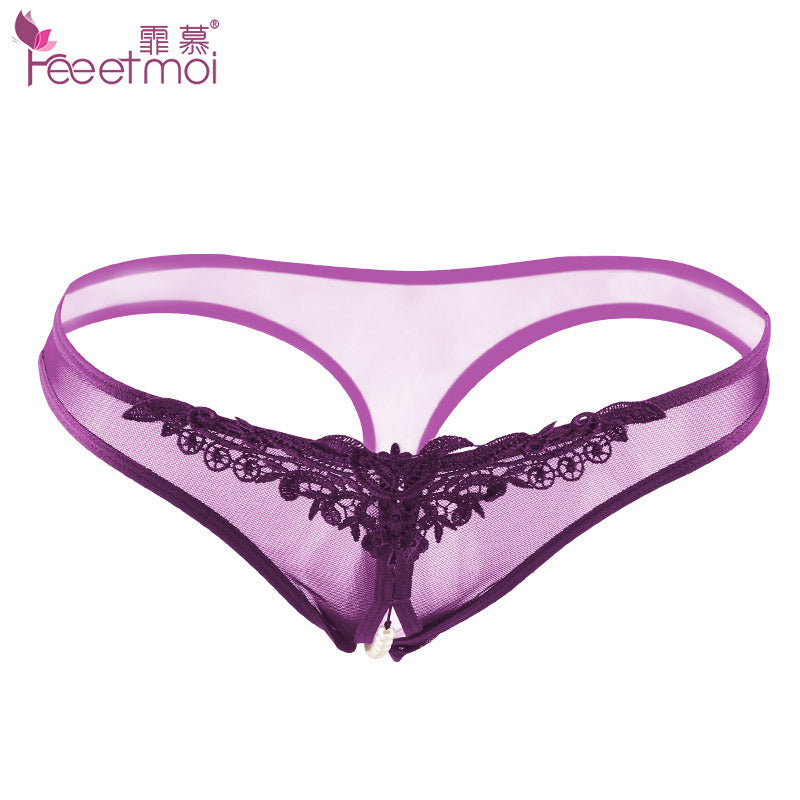 Panty de pantylification de Peekaboo Pearl Strand