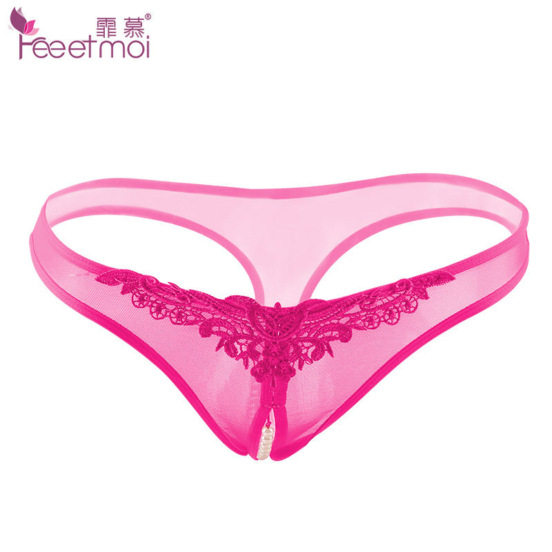 Panty de pantylification de Peekaboo Pearl Strand