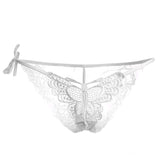 Lacy Embroidered Butterfly Tie Panty