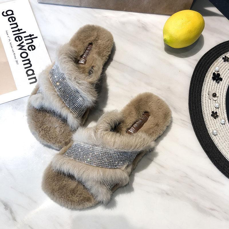 Glam Vibes Fur Lined Slippers