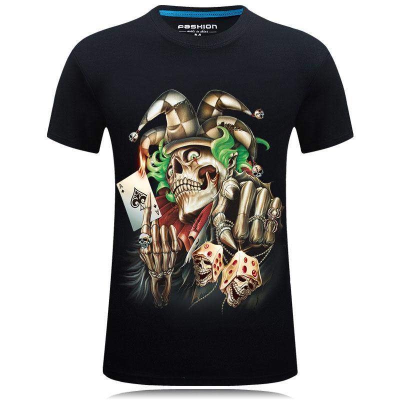 Chemise squelette joker haute main