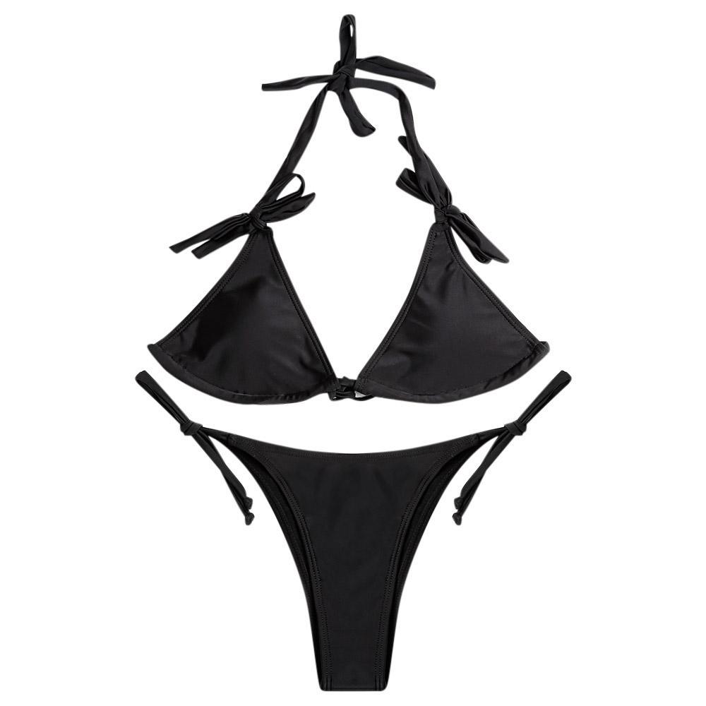 Gevoerde bowknot dames bikini set