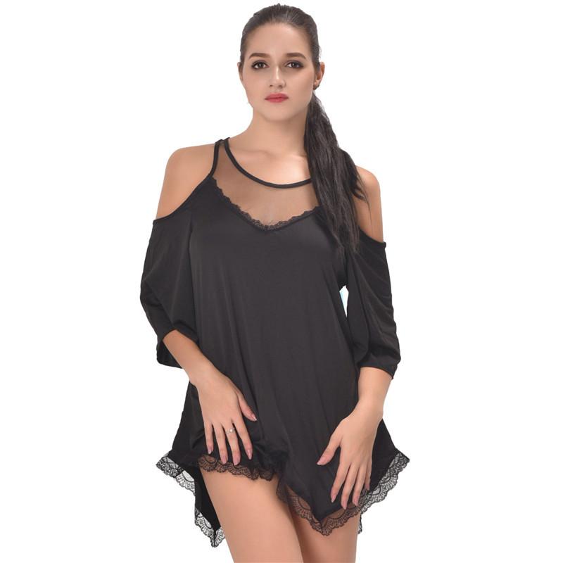 Plus Size Off-Shoulder Ruffle Dress