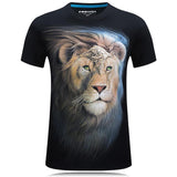 Königliches Löwe-Gesichts-Tier-Shirt