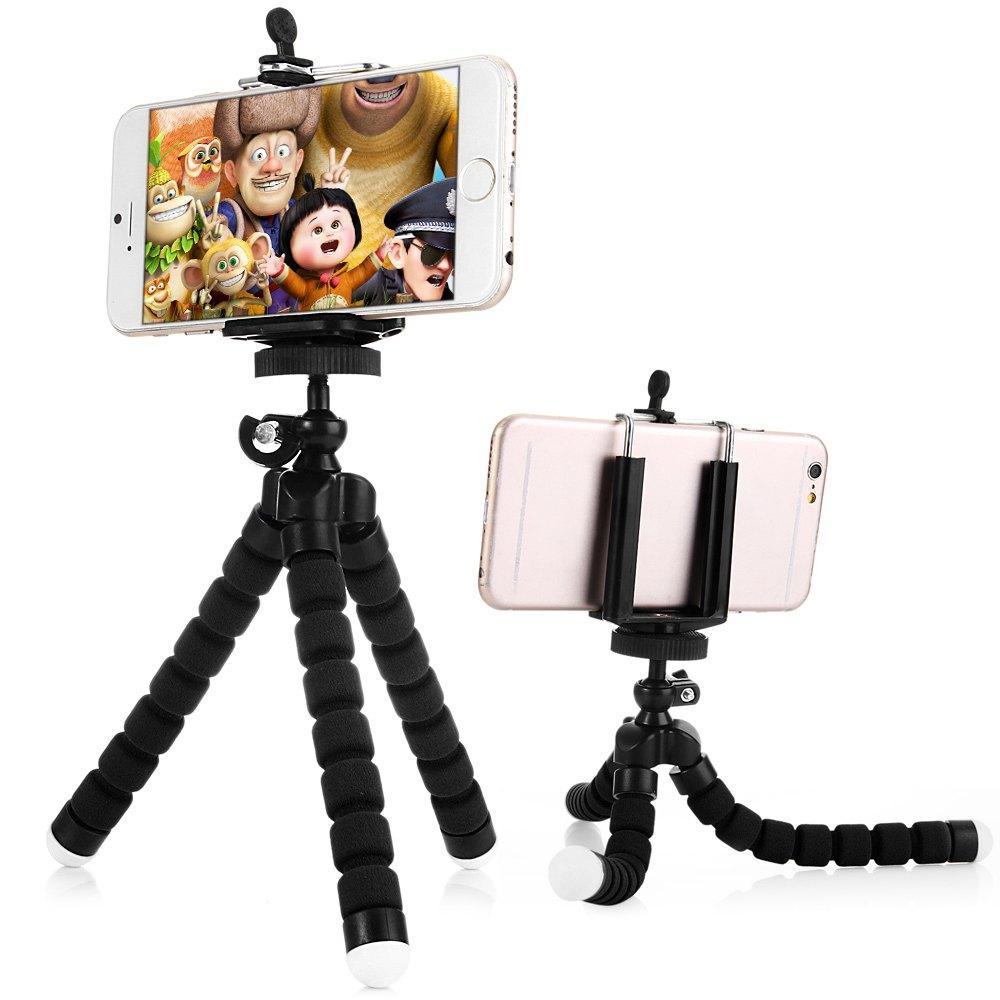 Tripod ponsel universal dengan adaptor mount