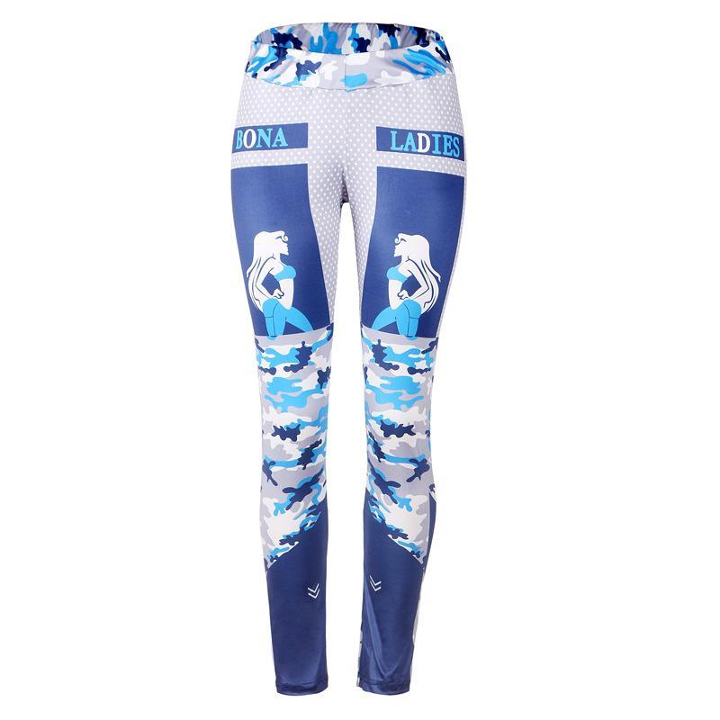 Para as leggings de academia impressas femininas