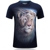 Camicia animale per il viso del leone reale