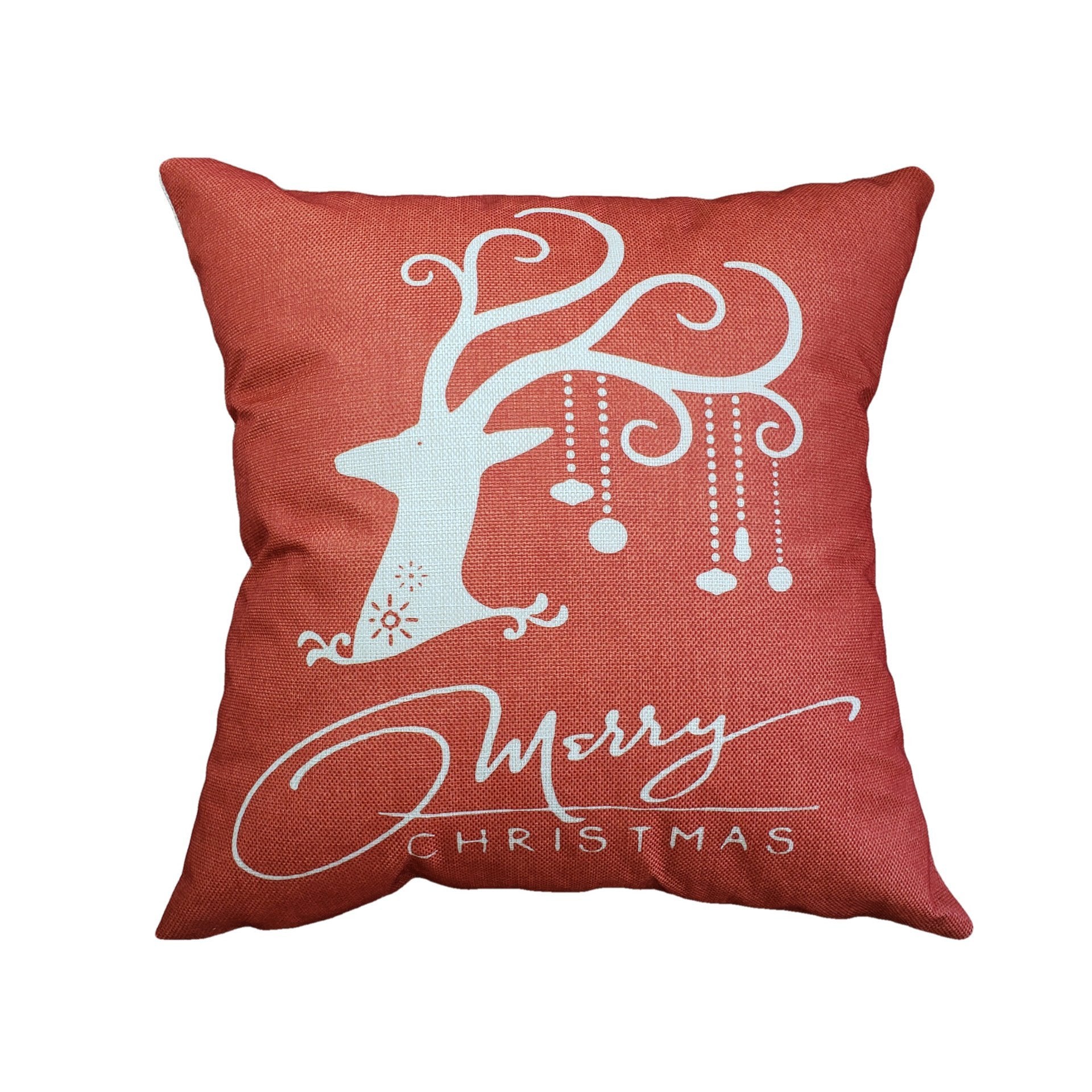 Country Christmas Square Pillow Covers - Theone Apparel