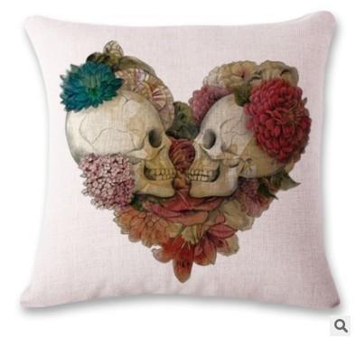 Day Of The Dead Skull Pillow Covers - Theone Apparel