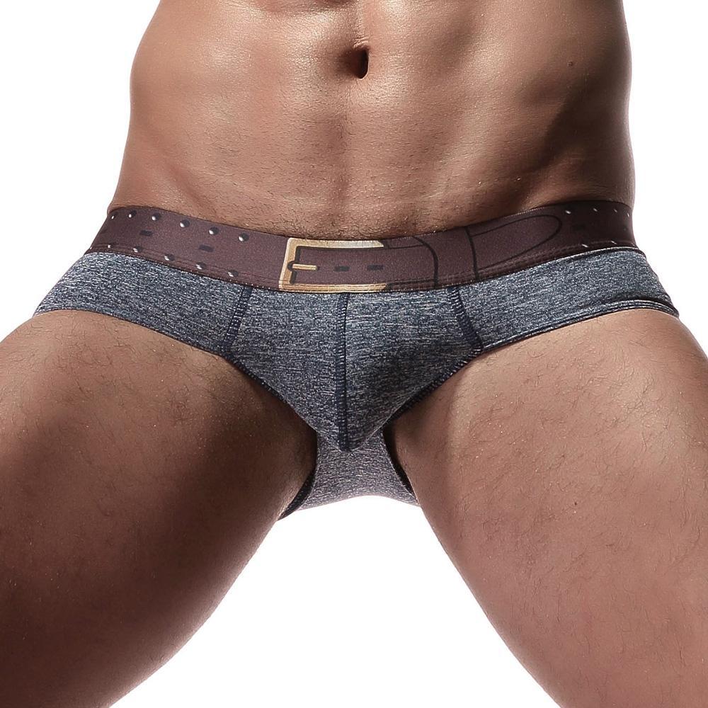 Elastic Faux Belt Waist Trunk - Theone Apparel