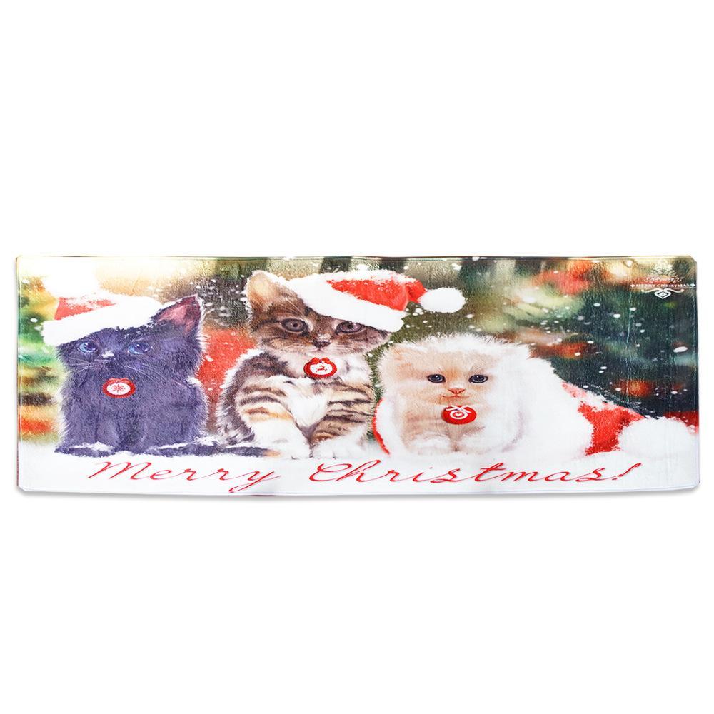 Extra Long Christmas Holiday Kitchen Mat