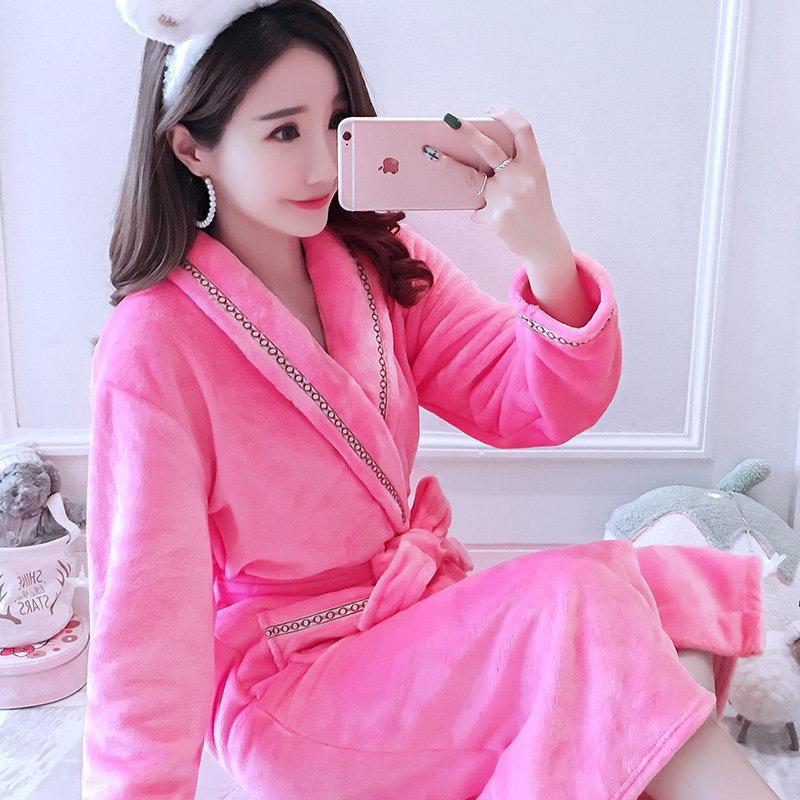 Extra Plush Tie-Front Bath Robe - Theone Apparel