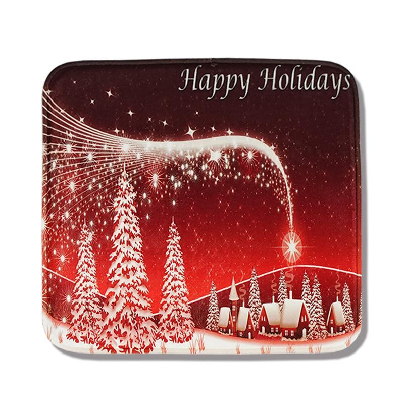 Festive Christmas Holidays Chair Mats-621-0029-S6-Theone Apparel