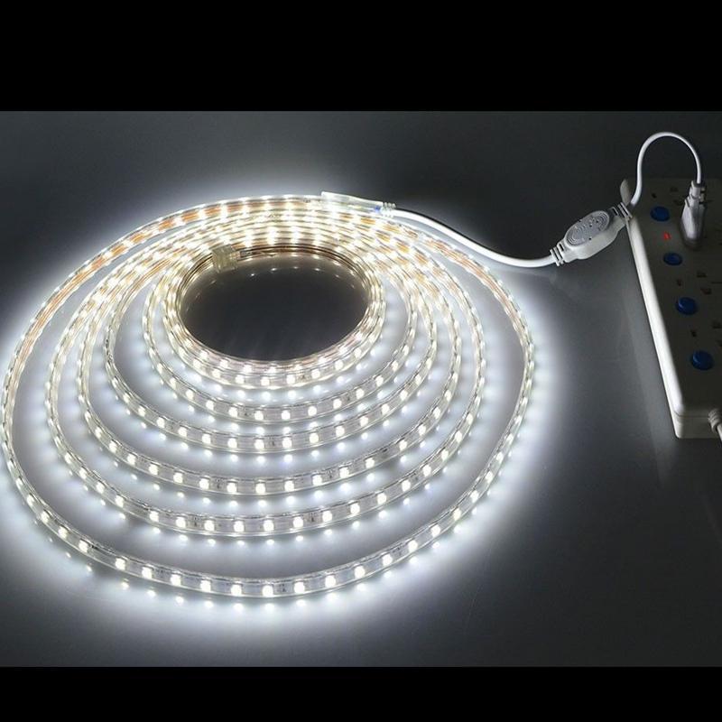 Flexible Outdoor Christmas Rope Strip Lights-White-Theone Apparel