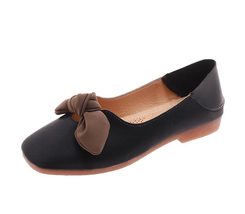 Floppy Bow Cushion Sole Ballet Flats - Theone Apparel