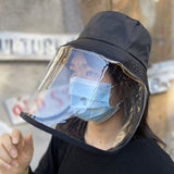 Masque complet de protection contre le virus anti-crachat Cap de pêcheur adulte