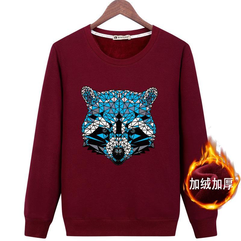 Geometric Tile Raccoon Graphic Sweater