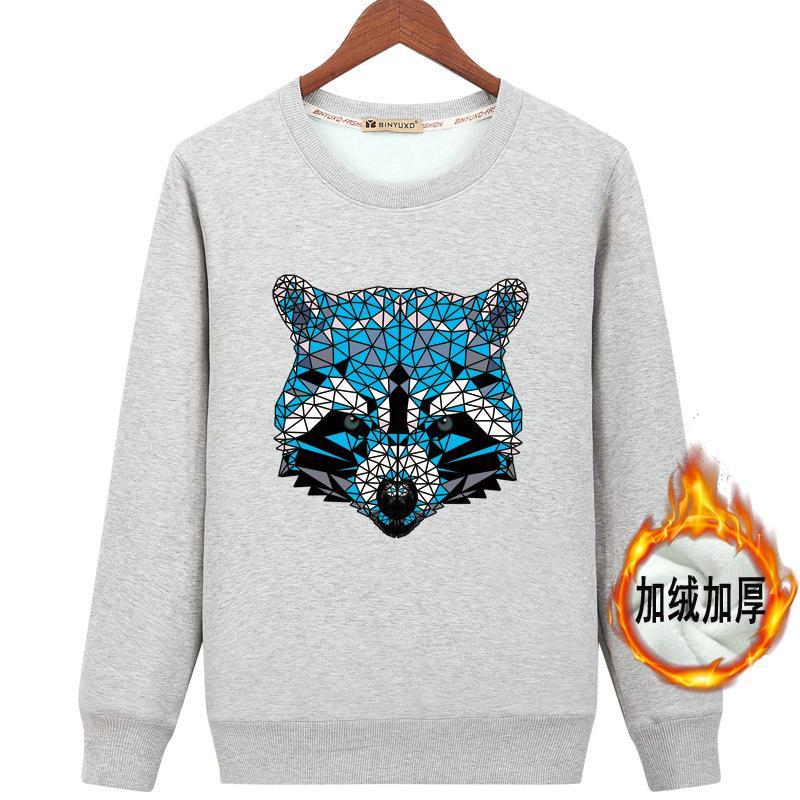 Geometric Tile Raccoon Graphic Sweater