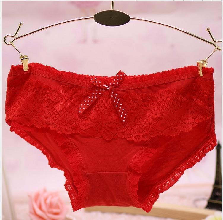 Girly Lace and Ruffles Bikini Panty - Theone Apparel