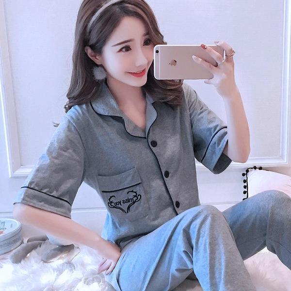 Geavanceerde button up pj set