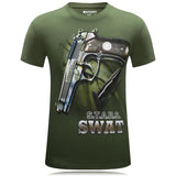 Swat Bros Glock e camisa de bala
