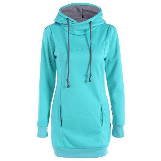 Trendy Side Tie Drawstring Hoodie