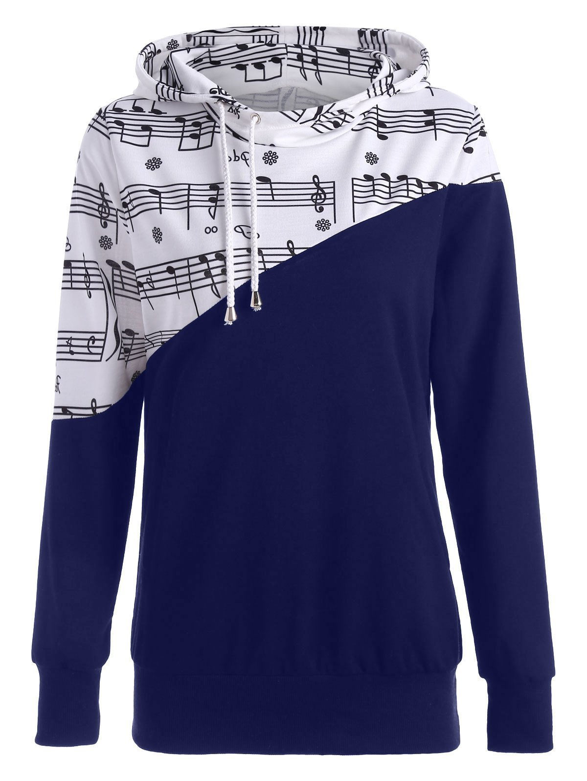Half Time Music Note Sweater-Dark Blue-Theone Apparel