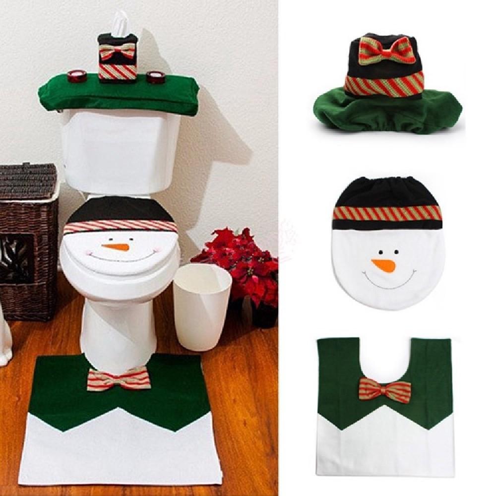 Happy Snowman Christmas Kamar Mandi Set