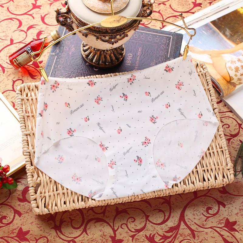 Hippity Hop Bunny Print Hipster Panty-White-Theone Apparel