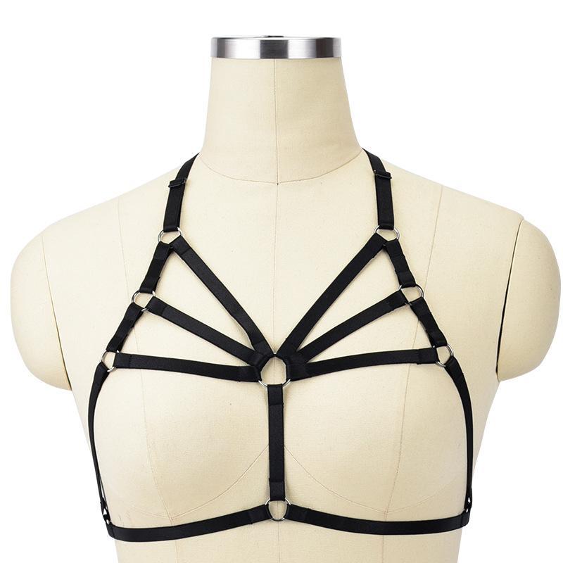 Ladies Cupless Lingerie Cage Bra