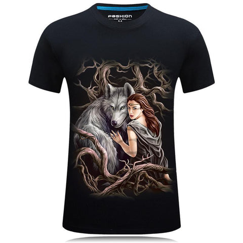 Lady And Her Beast Graphic Tee