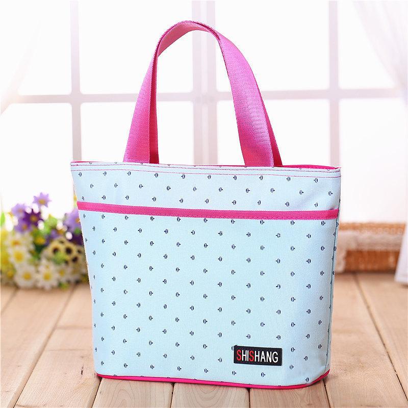 Large Preppy Print Tote Bag - Theone Apparel