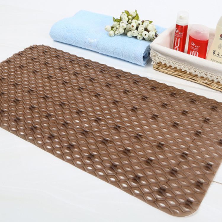 Large Rectangular Nonslip Bubble Bath Mat-Brown-Theone Apparel