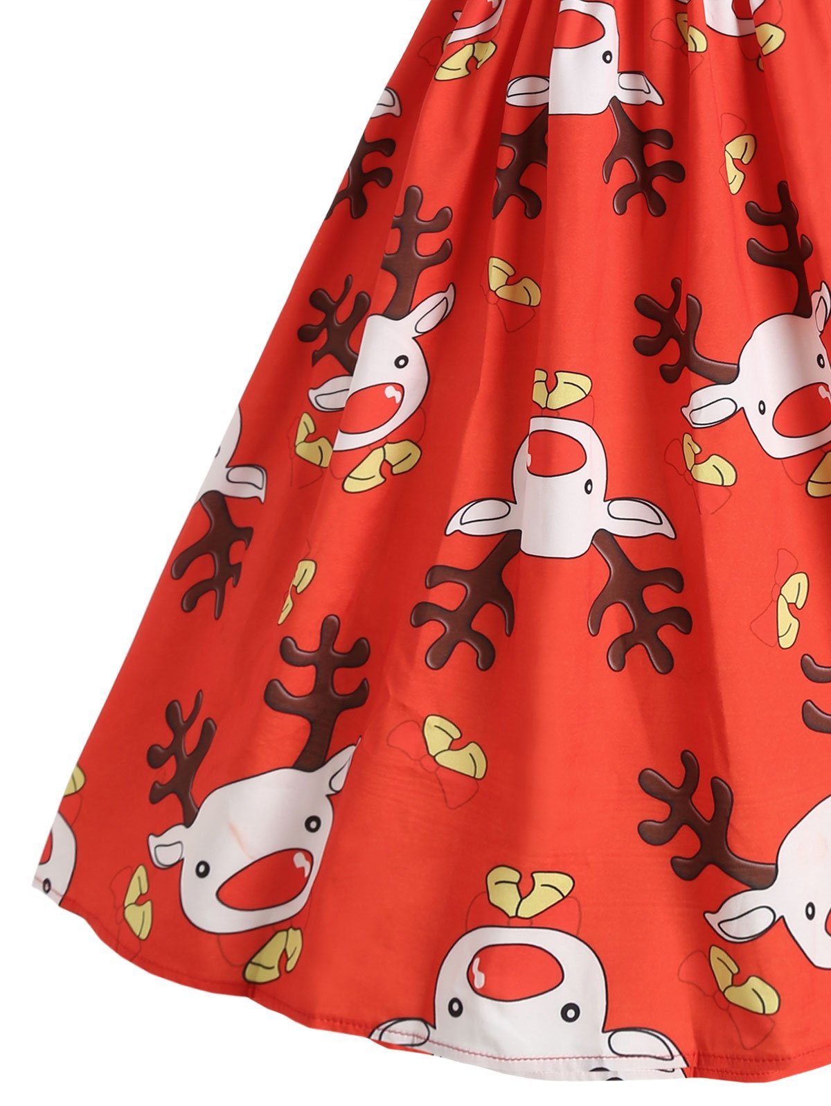 Mesh Christmas Reindeer Party Dress