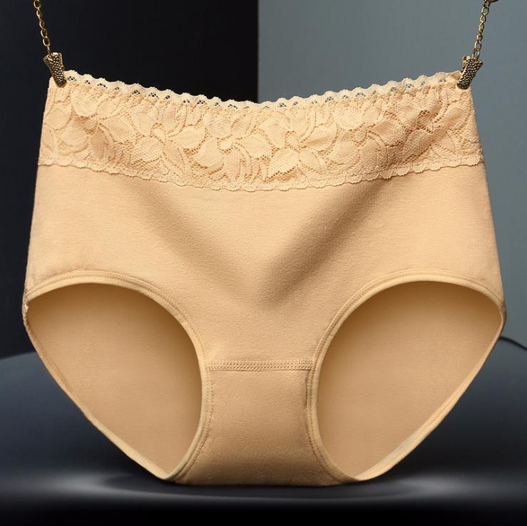 Panty de gamme de ventre de haute hauteur en dentelle