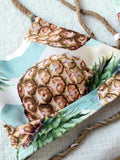 Pineapple Print Strappy Bikini Set