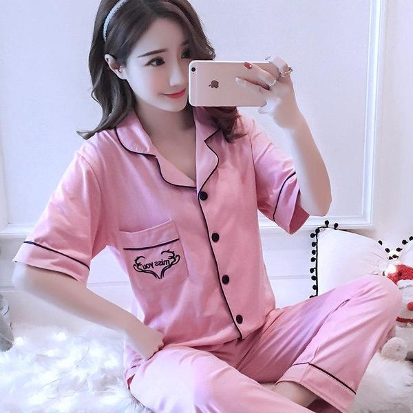 Sophisticated Button Up PJ Set