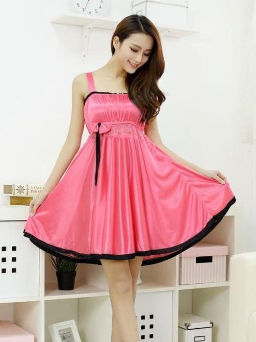 Pleated Mini Dress with Lace - Theone Apparel