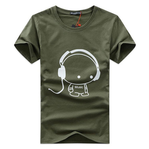 Plug in Headphone Graphic Shirt