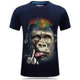 Punk rock gorilla gezicht shirt