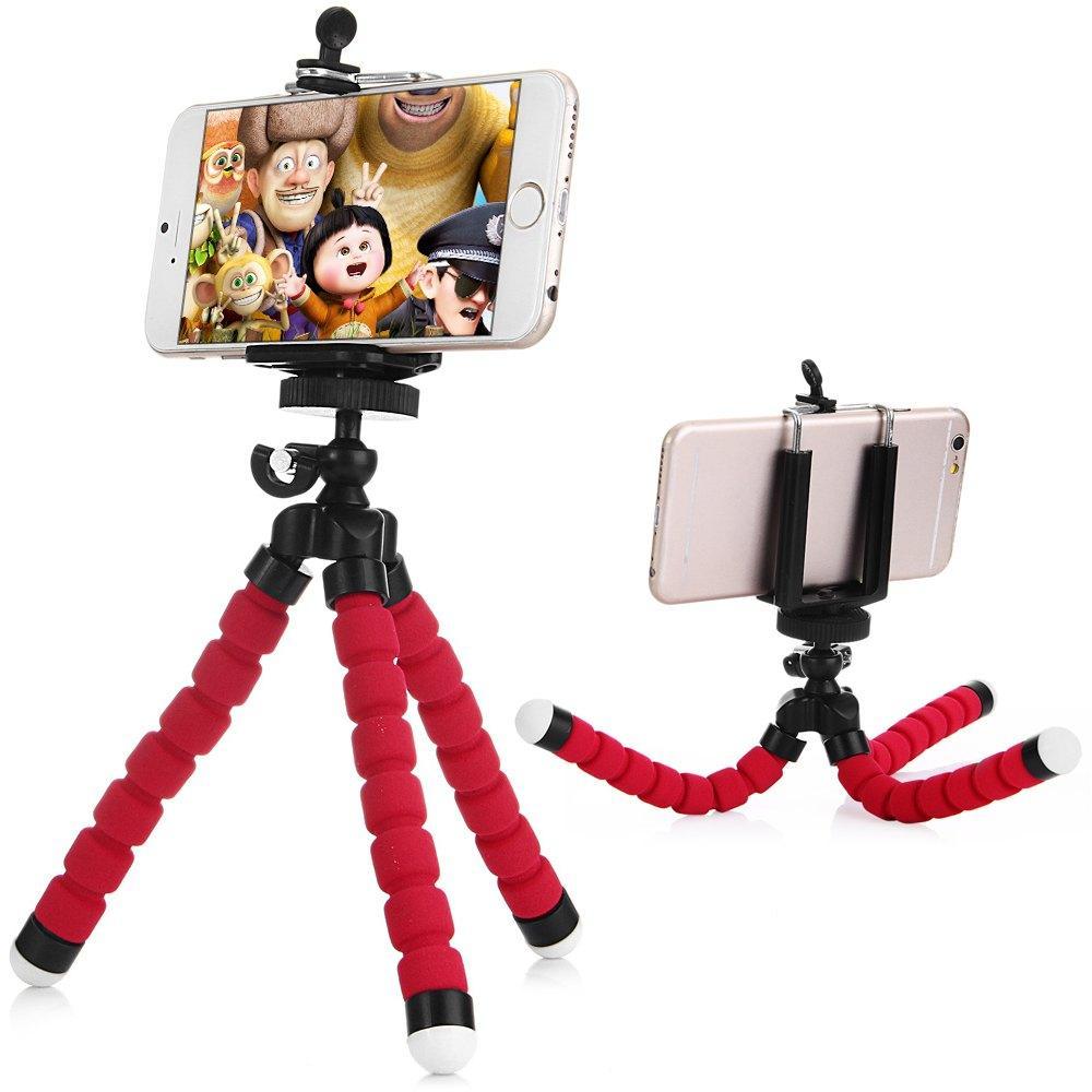 Tripod ponsel universal dengan adaptor mount