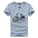 Camiseta gráfica retrô de bicicleta
