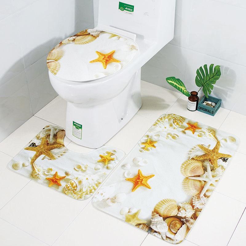 Nature Bathroom Rugセットのシーン