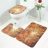 Adegan dari set karpet kamar mandi alam