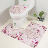 Adegan dari set karpet kamar mandi alam