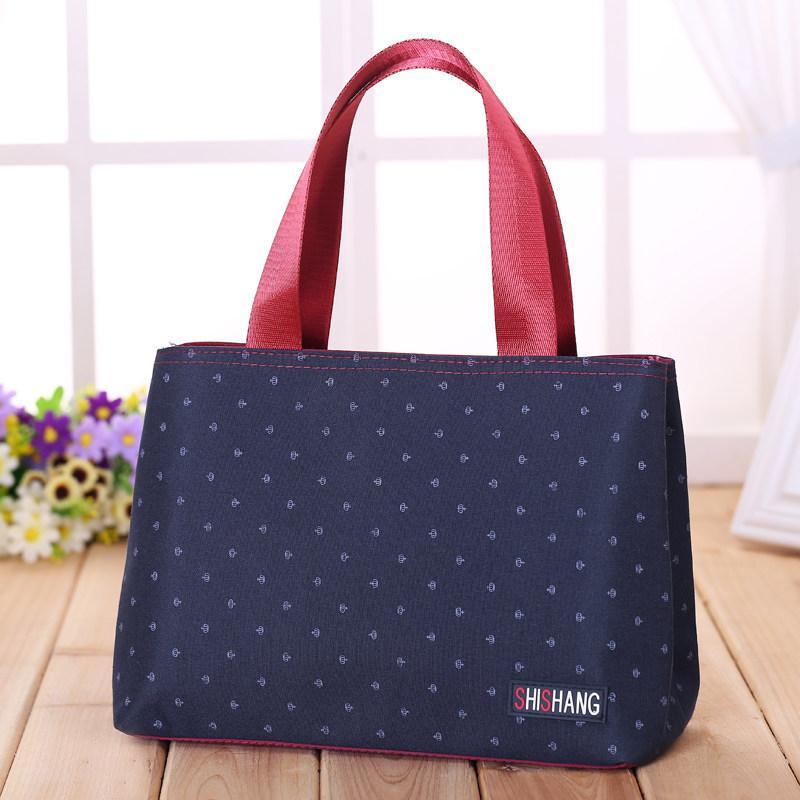 Seatbelt Strap Zip Tote Handbag-Blue 3-Theone Apparel