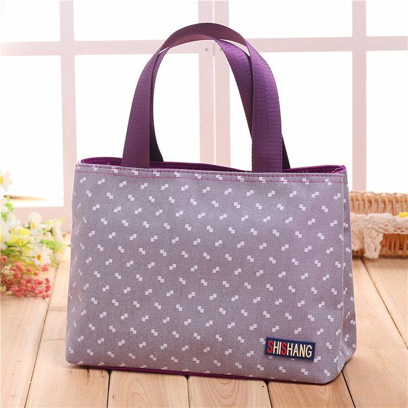 Seatbelt Strap Zip Tote Handbag-Purple-Theone Apparel