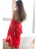 Sexy Sheer Geisha Lingerie Robe Set - Theone Apparel