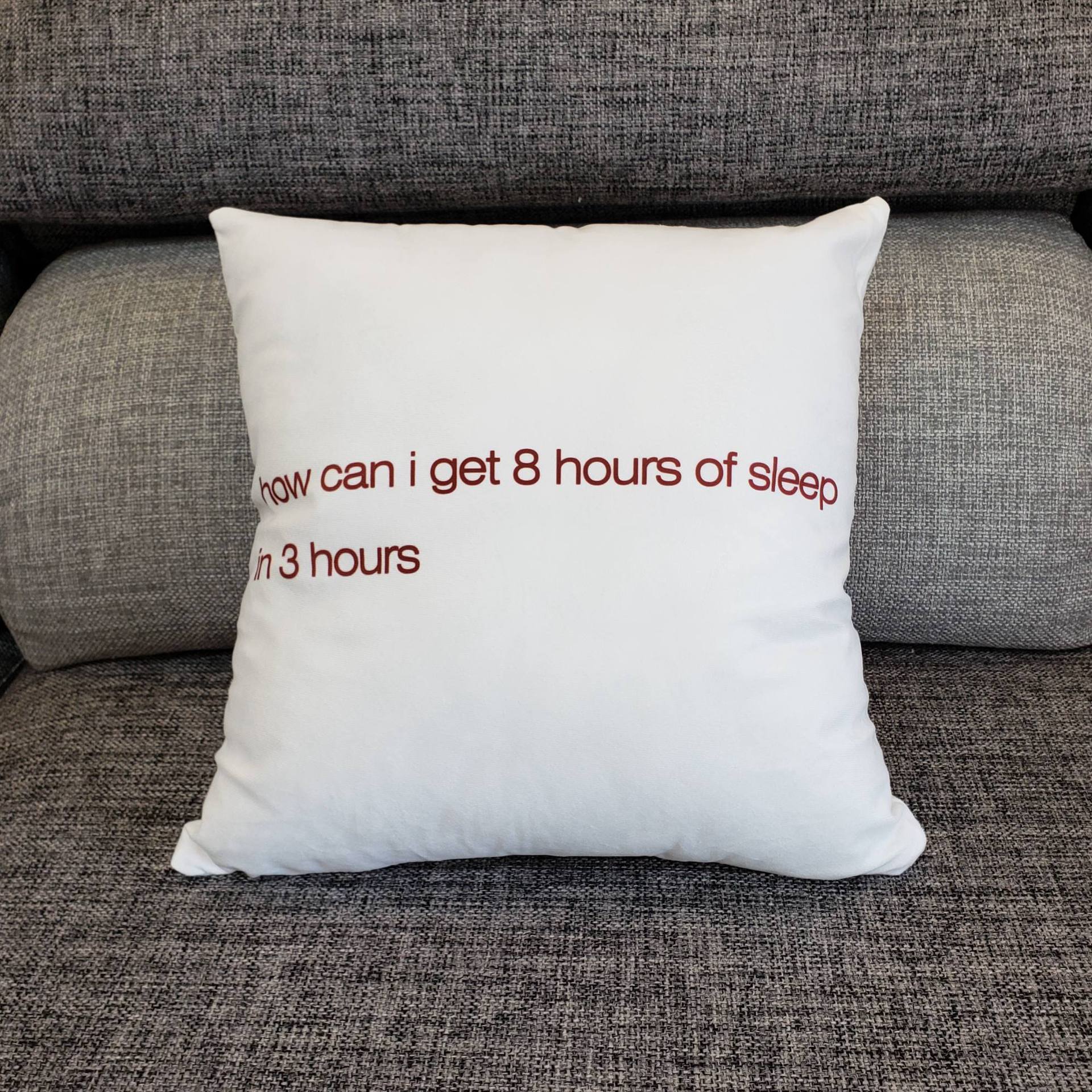 Sleep Mode Scripted Pillow Covers